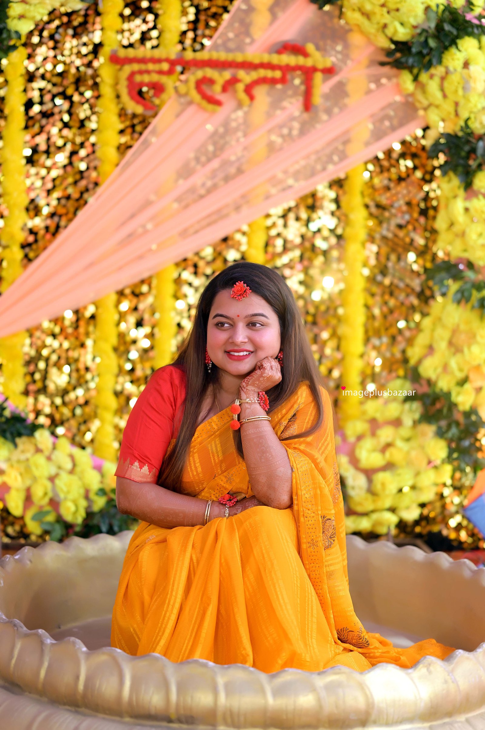 Golden Glow, Heartfelt Moments: Haldi Celebration